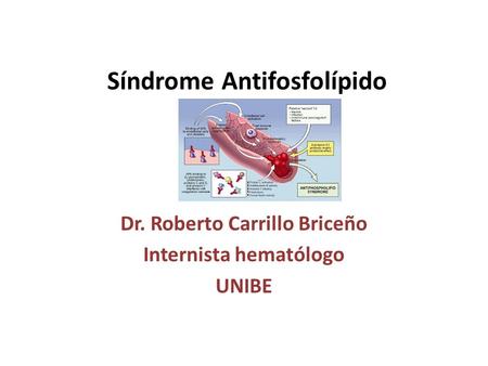 Síndrome Antifosfolípido