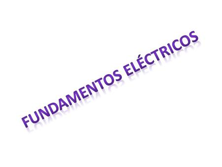 Fundamentos eléctricos