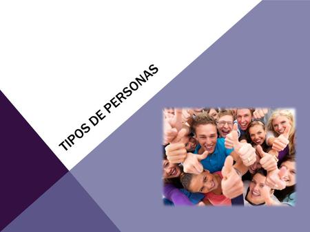Tipos de Personas.