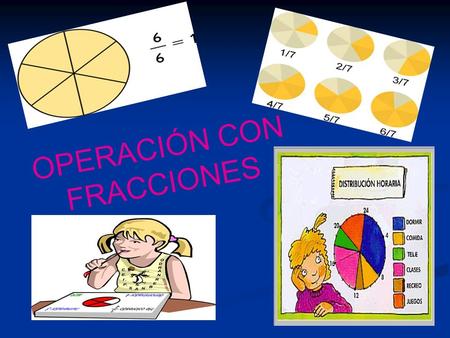 OPERACIÓN CON FRACCIONES