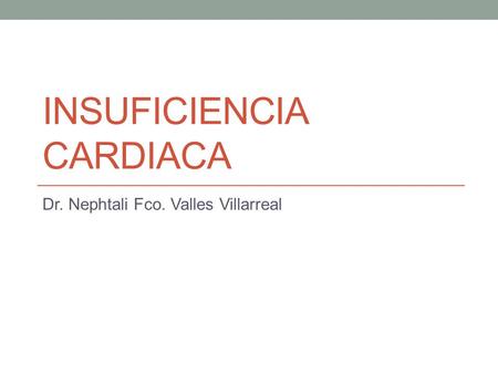 Insuficiencia Cardiaca