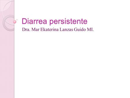 Dra. Mar Ekaterina Lanzas Guido MI.