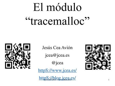 El módulo “tracemalloc”