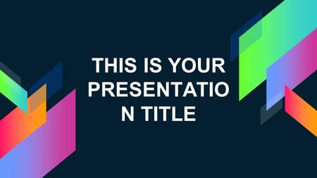 THIS IS YOUR PRESENTATIO N TITLE. Instructions for use EDIT IN GOOGLE SLIDES Click on the button under the presentation preview that says Use as Google.