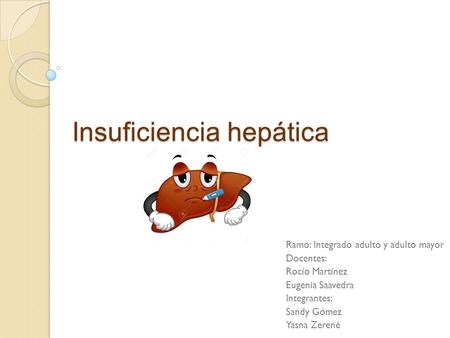 Insuficiencia hepática 