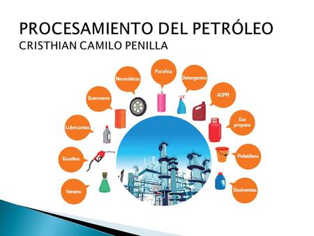 EL PETRÓLEO El petróleo es un hidrocarburo formado por dos elementos químicos naturales, el hidrogeno y el carbono, más otros compuestos en menor cantidad.