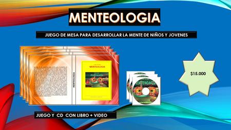 JUEGO DE MESA PARA DESARROLLAR LA MENTE DE NIÑOS Y JOVENES $ JUEGO Y CD CON LIBRO + VIDEO.