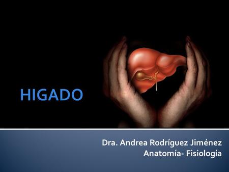 Dra. Andrea Rodríguez Jiménez Anatomía- Fisiología.
