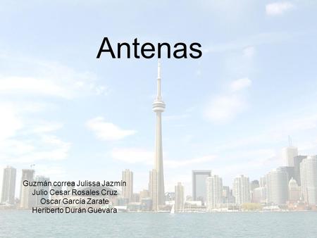 Antenas telecomunicaciones