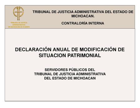 TRIBUNAL DE JUSTICIA ADMINISTRATIVA