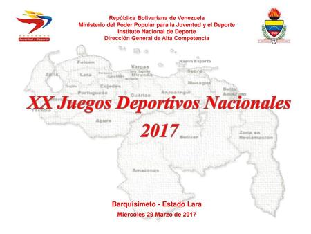 XX Juegos Deportivos Nacionales 2017