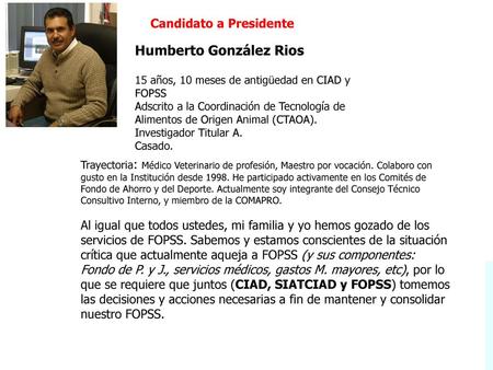 Humberto González Rios