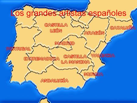Los grandes artistas españoles