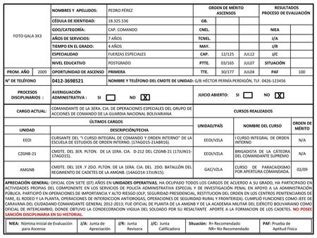 PROCESOS DISCIPLINARIOS :