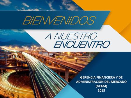GERENCIA FINANCIERA Y DE ADMINISTRACIÓN DEL MERCADO (GFAM)