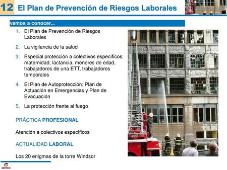 El Plan de Prevención de Riesgos Laborales