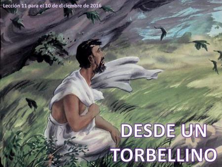 Lección 11 para el 10 de diciembre de 2016