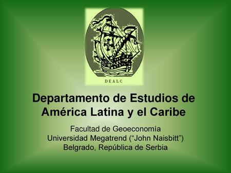 Departamento de Estudios de América Latina y el Caribe