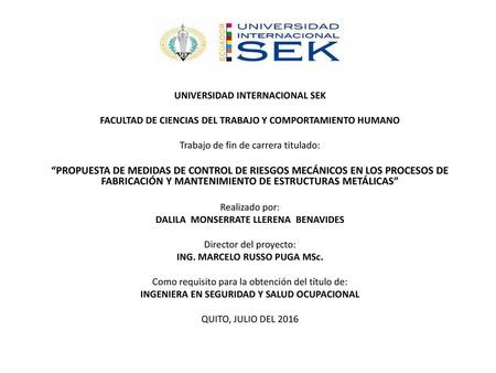 UNIVERSIDAD INTERNACIONAL SEK