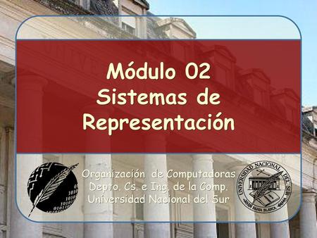 Módulo 02 Sistemas de Representación