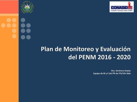 Plan de Monitoreo y Evaluación del PENM Dra