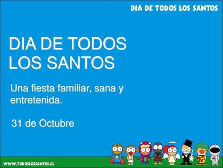 Una fiesta familiar, sana y entretenida.