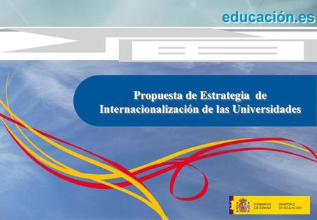 Propuesta de Estrategia de Internacionalización de las Universidades