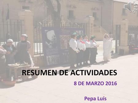RESUMEN DE ACTIVIDADES