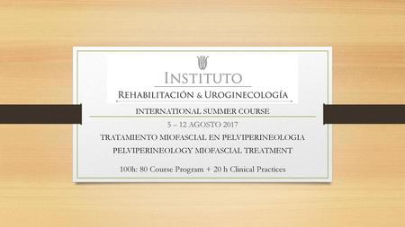 100h: 80 Course Program + 20 h Clinical Practices