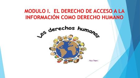 “EL DERECHO DE ACCESO A LA INFORMACIÓN PÚBLICA”