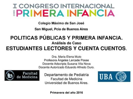 POLITICAS PÚBLICAS Y PRIMERA INFANCIA.