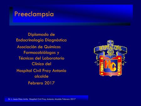 Preeclampsia Diplomado de Endocrinología Diagnóstica