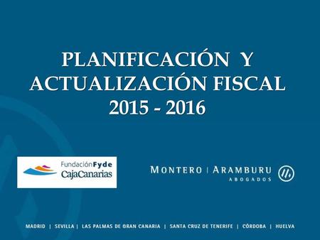 PLANIFICACIÓN Y ACTUALIZACIÓN FISCAL