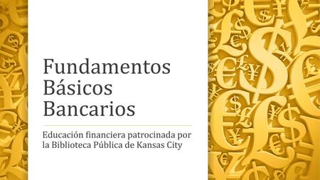 Fundamentos Básicos Bancarios