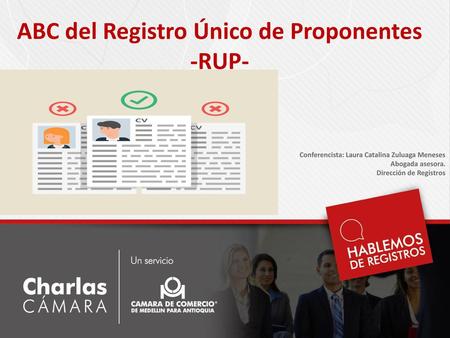 ABC del Registro Único de Proponentes -RUP-