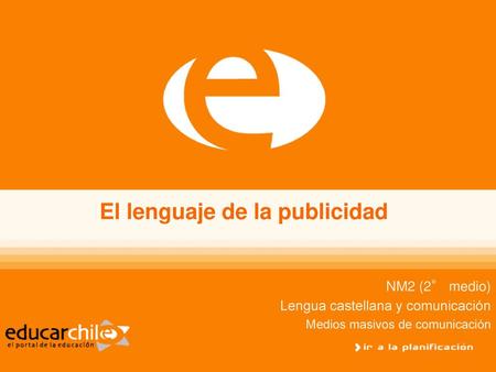 El lenguaje de la publicidad