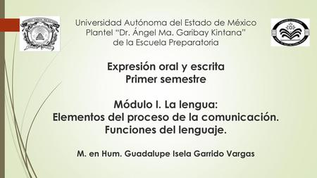 Universidad Autónoma del Estado de México Plantel “Dr. Ángel Ma