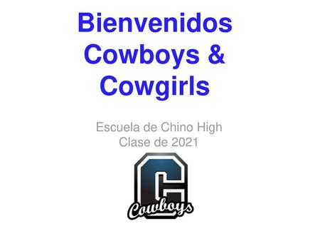 Bienvenidos Cowboys & Cowgirls