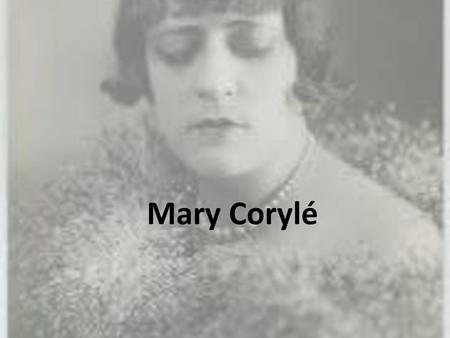 Mary Corylé.