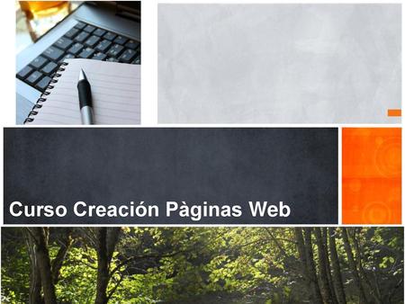 Curso Creación Pàginas Web