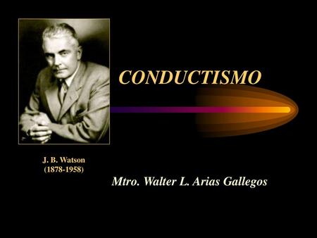 Mtro. Walter L. Arias Gallegos