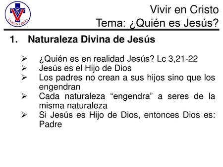 Naturaleza Divina de Jesús