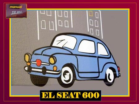 Manual EL SEAT 600.