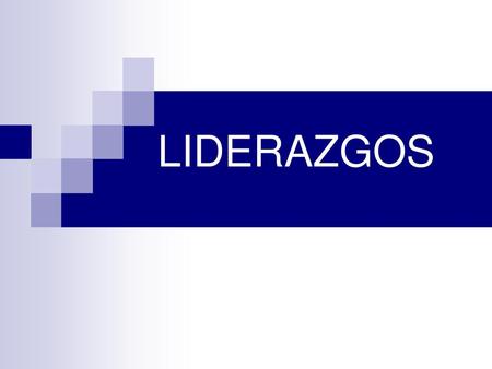 LIDERAZGOS.