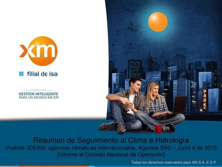 Resumen de Seguimiento al Clima e Hidrología