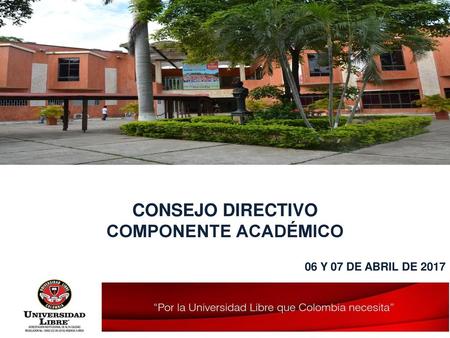 CONSEJO DIRECTIVO COMPONENTE ACADÉMICO