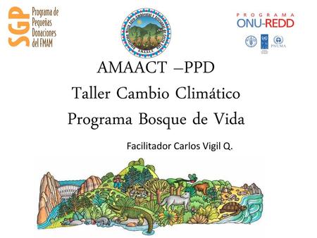 AMAACT –PPD Taller Cambio Climático Programa Bosque de Vida