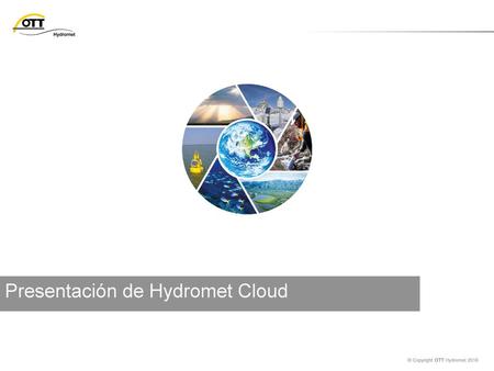 Presentación de Hydromet Cloud