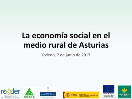 La economía social en el medio rural de Asturias