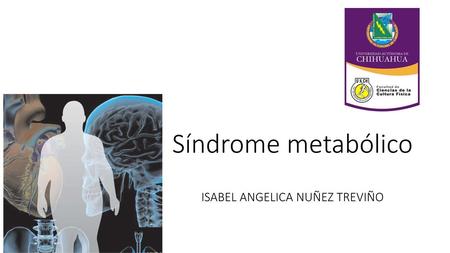 Síndrome metabólico ISABEL ANGELICA NUÑEZ TREVIÑO